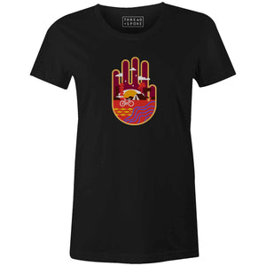 Hamsa Amulet Women'sTHREAD+SPOKE - THREAD+SPOKE | MTB APPAREL | ROAD BIKING T-SHIRTS | BICYCLE T SHIRTS |