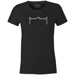 Titanium Fighter Women'sThread+Spoke - THREAD+SPOKE | MTB APPAREL | ROAD BIKING T-SHIRTS | BICYCLE T SHIRTS |
