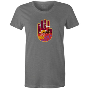 Hamsa Amulet Women'sTHREAD+SPOKE - THREAD+SPOKE | MTB APPAREL | ROAD BIKING T-SHIRTS | BICYCLE T SHIRTS |