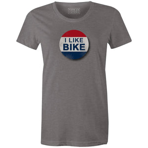 I Like Bike Women'sThread+Spoke - THREAD+SPOKE | MTB APPAREL | ROAD BIKING T-SHIRTS | BICYCLE T SHIRTS |