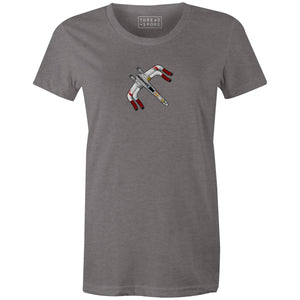 X-Bars Women'sThread+Spoke - THREAD+SPOKE | MTB APPAREL | ROAD BIKING T-SHIRTS | BICYCLE T SHIRTS |