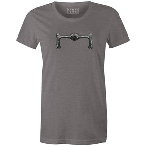 Titanium Fighter Women'sThread+Spoke - THREAD+SPOKE | MTB APPAREL | ROAD BIKING T-SHIRTS | BICYCLE T SHIRTS |