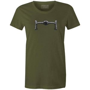 Titanium Fighter Women'sThread+Spoke - THREAD+SPOKE | MTB APPAREL | ROAD BIKING T-SHIRTS | BICYCLE T SHIRTS |
