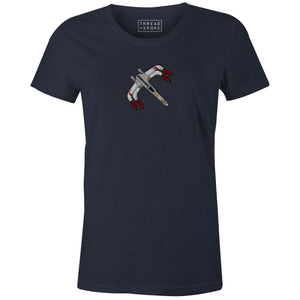 X-Bars Women'sThread+Spoke - THREAD+SPOKE | MTB APPAREL | ROAD BIKING T-SHIRTS | BICYCLE T SHIRTS |