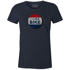 I Like Bike Women'sThread+Spoke - THREAD+SPOKE | MTB APPAREL | ROAD BIKING T-SHIRTS | BICYCLE T SHIRTS |
