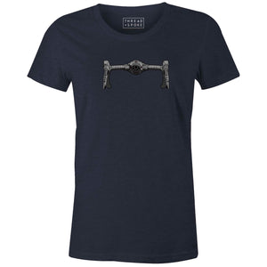 Titanium Fighter Women'sThread+Spoke - THREAD+SPOKE | MTB APPAREL | ROAD BIKING T-SHIRTS | BICYCLE T SHIRTS |