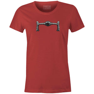 Titanium Fighter Women'sThread+Spoke - THREAD+SPOKE | MTB APPAREL | ROAD BIKING T-SHIRTS | BICYCLE T SHIRTS |