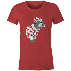 iBike Mountain Lion Women'sBICI - THREAD+SPOKE | MTB APPAREL | ROAD BIKING T-SHIRTS | BICYCLE T SHIRTS |