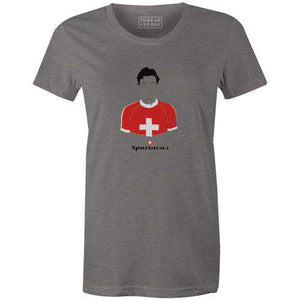 Legend of Spartacus Women'sBICI - THREAD+SPOKE | MTB APPAREL | ROAD BIKING T-SHIRTS | BICYCLE T SHIRTS |