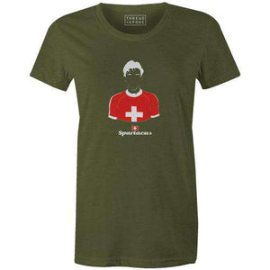 Legend of Spartacus Women'sBICI - THREAD+SPOKE | MTB APPAREL | ROAD BIKING T-SHIRTS | BICYCLE T SHIRTS |