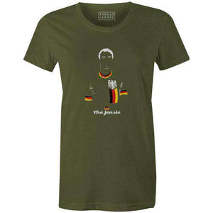 The Jensie Women'sBICI - THREAD+SPOKE | MTB APPAREL | ROAD BIKING T-SHIRTS | BICYCLE T SHIRTS |