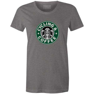 Coffee & Cycling Women'sBoggs Nicolas - THREAD+SPOKE | MTB APPAREL | ROAD BIKING T-SHIRTS | BICYCLE T SHIRTS |