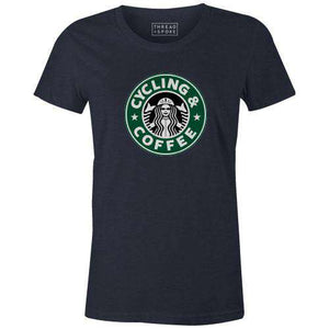 Coffee & Cycling Women'sBoggs Nicolas - THREAD+SPOKE | MTB APPAREL | ROAD BIKING T-SHIRTS | BICYCLE T SHIRTS |