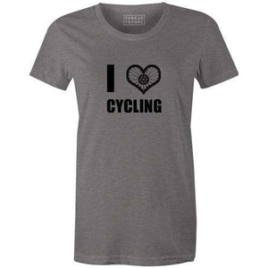I Heart Cycling Women'sBoggs Nicolas - THREAD+SPOKE | MTB APPAREL | ROAD BIKING T-SHIRTS | BICYCLE T SHIRTS |