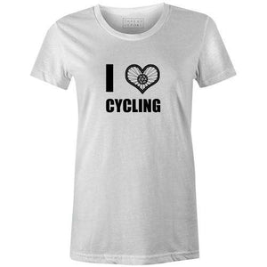 I Heart Cycling Women'sBoggs Nicolas - THREAD+SPOKE | MTB APPAREL | ROAD BIKING T-SHIRTS | BICYCLE T SHIRTS |