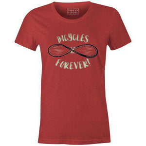 Bicycles Forever Women'sDustin Fritz - THREAD+SPOKE | MTB APPAREL | ROAD BIKING T-SHIRTS | BICYCLE T SHIRTS |