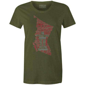Whistler Canada Women'sJordon Mazziotti - THREAD+SPOKE | MTB APPAREL | ROAD BIKING T-SHIRTS | BICYCLE T SHIRTS |