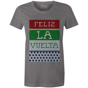 Feliz La Vuelta Women'sJordon Mazziotti - THREAD+SPOKE | MTB APPAREL | ROAD BIKING T-SHIRTS | BICYCLE T SHIRTS |