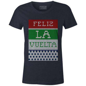 Feliz La Vuelta Women'sJordon Mazziotti - THREAD+SPOKE | MTB APPAREL | ROAD BIKING T-SHIRTS | BICYCLE T SHIRTS |
