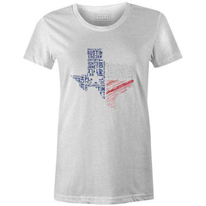 Biking Texas Women'sJordon Mazziotti - THREAD+SPOKE | MTB APPAREL | ROAD BIKING T-SHIRTS | BICYCLE T SHIRTS |