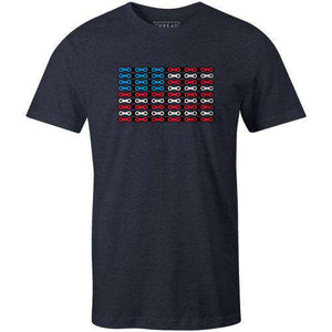 Ride, White & BlueJeremy Reiss - THREAD+SPOKE | MTB APPAREL | ROAD BIKING T-SHIRTS | BICYCLE T SHIRTS |