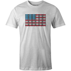 Ride, White & BlueJeremy Reiss - THREAD+SPOKE | MTB APPAREL | ROAD BIKING T-SHIRTS | BICYCLE T SHIRTS |