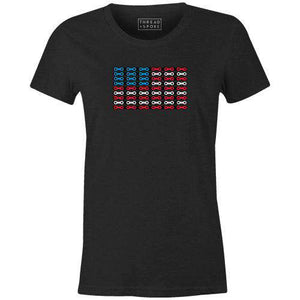 Ride, White & Blue Women'sJeremy Reiss - THREAD+SPOKE | MTB APPAREL | ROAD BIKING T-SHIRTS | BICYCLE T SHIRTS |