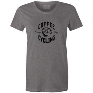 Coffee Every Day Women'sKimball Henneman - THREAD+SPOKE | MTB APPAREL | ROAD BIKING T-SHIRTS | BICYCLE T SHIRTS |