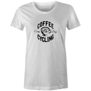 Coffee Every Day Women'sKimball Henneman - THREAD+SPOKE | MTB APPAREL | ROAD BIKING T-SHIRTS | BICYCLE T SHIRTS |