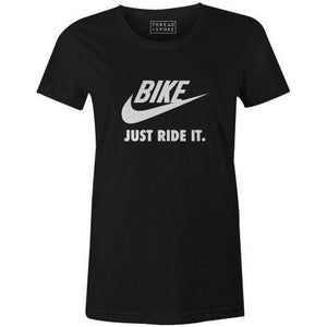 Just Ride It Women'sKimball Henneman - THREAD+SPOKE | MTB APPAREL | ROAD BIKING T-SHIRTS | BICYCLE T SHIRTS |