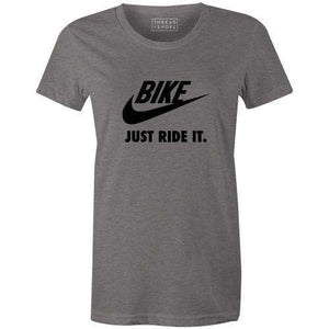 Just Ride It Women'sKimball Henneman - THREAD+SPOKE | MTB APPAREL | ROAD BIKING T-SHIRTS | BICYCLE T SHIRTS |
