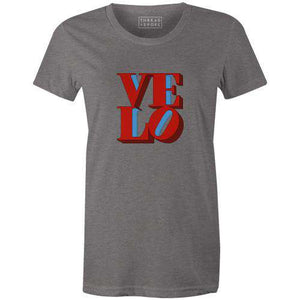 Velo Love Women'sKimball Henneman - THREAD+SPOKE | MTB APPAREL | ROAD BIKING T-SHIRTS | BICYCLE T SHIRTS |