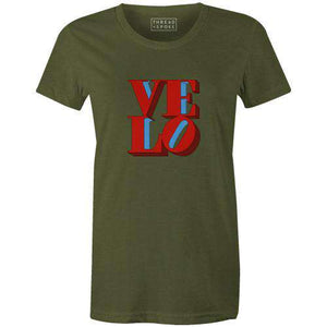 Velo Love Women'sKimball Henneman - THREAD+SPOKE | MTB APPAREL | ROAD BIKING T-SHIRTS | BICYCLE T SHIRTS |