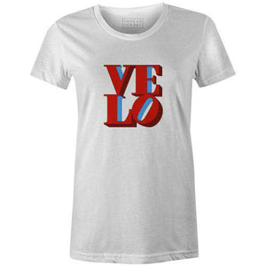 Velo Love Women'sKimball Henneman - THREAD+SPOKE | MTB APPAREL | ROAD BIKING T-SHIRTS | BICYCLE T SHIRTS |
