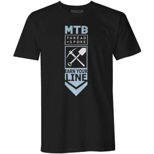 Earn Your LineThread+Spoke - THREAD+SPOKE | MTB APPAREL | ROAD BIKING T-SHIRTS | BICYCLE T SHIRTS |