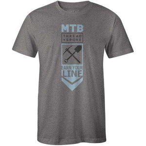 Earn Your LineThread+Spoke - THREAD+SPOKE | MTB APPAREL | ROAD BIKING T-SHIRTS | BICYCLE T SHIRTS |