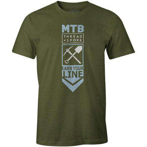 Earn Your LineThread+Spoke - THREAD+SPOKE | MTB APPAREL | ROAD BIKING T-SHIRTS | BICYCLE T SHIRTS |