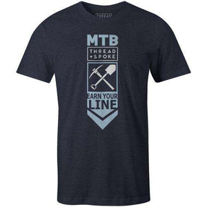 Earn Your LineThread+Spoke - THREAD+SPOKE | MTB APPAREL | ROAD BIKING T-SHIRTS | BICYCLE T SHIRTS |
