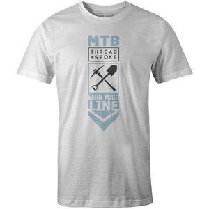 Earn Your LineThread+Spoke - THREAD+SPOKE | MTB APPAREL | ROAD BIKING T-SHIRTS | BICYCLE T SHIRTS |