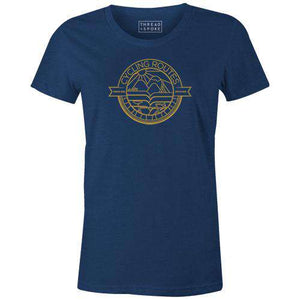 Cycling Routes Women'sYanmos - THREAD+SPOKE | MTB APPAREL | ROAD BIKING T-SHIRTS | BICYCLE T SHIRTS |