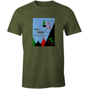 Giro D'Italia ClimberPoster Bob - THREAD+SPOKE | MTB APPAREL | ROAD BIKING T-SHIRTS | BICYCLE T SHIRTS |