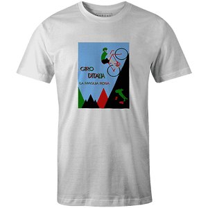 Giro D'Italia ClimberPoster Bob - THREAD+SPOKE | MTB APPAREL | ROAD BIKING T-SHIRTS | BICYCLE T SHIRTS |