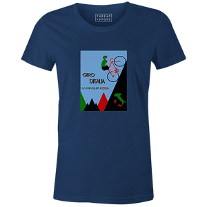 Giro D'Italia Climber Women'sPoster Bob - THREAD+SPOKE | MTB APPAREL | ROAD BIKING T-SHIRTS | BICYCLE T SHIRTS |