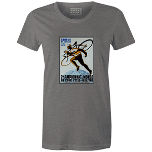 Cyclocross Poster Women'sPoster Bob - THREAD+SPOKE | MTB APPAREL | ROAD BIKING T-SHIRTS | BICYCLE T SHIRTS |