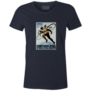 Cyclocross Poster Women'sPoster Bob - THREAD+SPOKE | MTB APPAREL | ROAD BIKING T-SHIRTS | BICYCLE T SHIRTS |