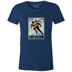 Cyclocross Poster Women'sPoster Bob - THREAD+SPOKE | MTB APPAREL | ROAD BIKING T-SHIRTS | BICYCLE T SHIRTS |