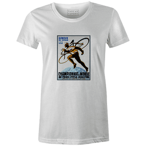 Cyclocross Poster Women'sPoster Bob - THREAD+SPOKE | MTB APPAREL | ROAD BIKING T-SHIRTS | BICYCLE T SHIRTS |