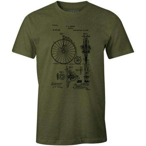 Bike Patent 1887Poster Bob - THREAD+SPOKE | MTB APPAREL | ROAD BIKING T-SHIRTS | BICYCLE T SHIRTS |