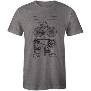 Bike Patent 1890Poster Bob - THREAD+SPOKE | MTB APPAREL | ROAD BIKING T-SHIRTS | BICYCLE T SHIRTS |