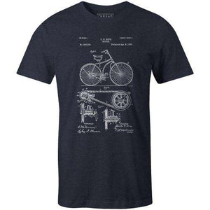 Bike Patent 1890Poster Bob - THREAD+SPOKE | MTB APPAREL | ROAD BIKING T-SHIRTS | BICYCLE T SHIRTS |